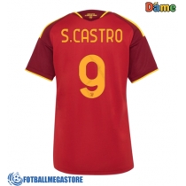 Fotballdrakt Dame AS Roma Santiago Castro #9 Hjemmedrakt 2026-27 Kortermet